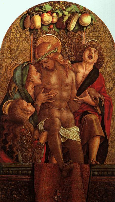 Carlo Crivelli Lamentation over the Dead Christ oil painting image